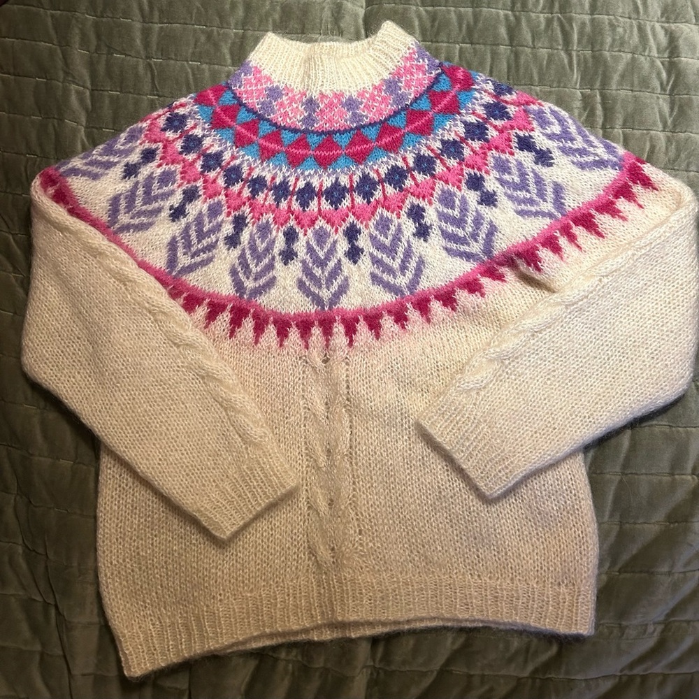 Vintage Nordic Ski Sweater